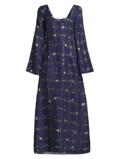 Sancia Women's Scarlet Floral Maxi Dress