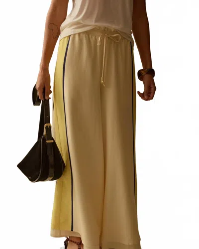 Sancia Women's The Lilou Pants In Butter Yellow In Multi