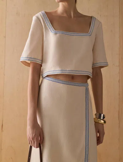 Sancia Zosia Top In Cloud In Neutral