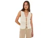 Sanctuary Still Cool Front Tie Sleeveless Sweater