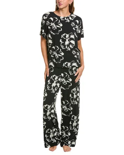 Sanctuary 2pc Long Pajama Set In Black