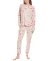 Sanctuary 2pc T-shirt & Jogger Pant Set In Pink