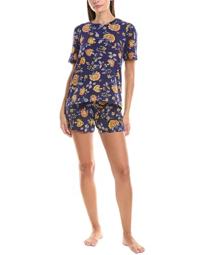 Sanctuary 2pc Shirt & Boxer Pajama Set In Multi