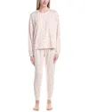 Sanctuary 2pc Top & Jogger Pajama Set In Pink