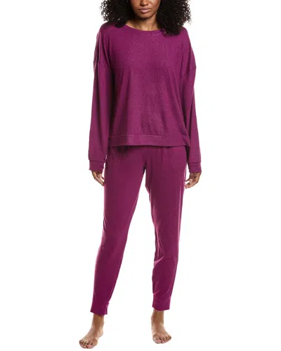 Sanctuary 2pc Top & Jogger Pajama Set In Purple