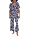 Sanctuary 2pc Top & Pant Pajama Set In Blue
