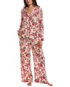 Sanctuary 2pc Top & Pant Pajama Sleep Set In Pink