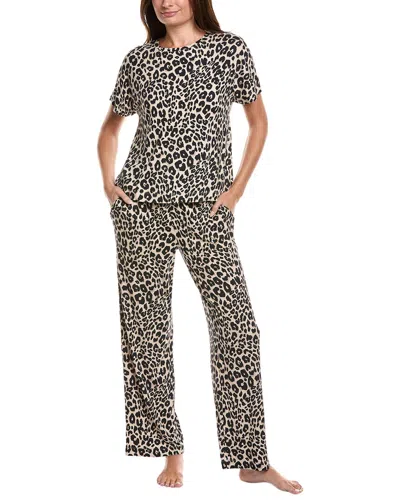 Sanctuary 2pc Top & Pant Set In Animal Print