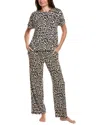 Sanctuary 2pc Top & Pant Set In Burgundy