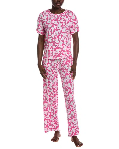 Sanctuary 2pc T-shirt & Long Pant Set In Pink