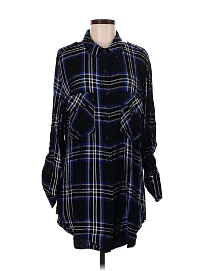 Pre-owned Sanctuary 3/4 Sleeve Blouse In Black