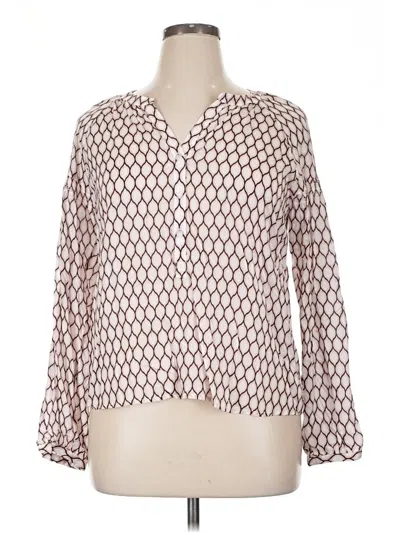 Pre-owned Sanctuary 3/4 Sleeve Blouse In Brown