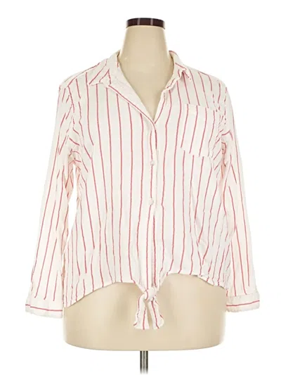 Pre-owned Sanctuary 3/4 Sleeve Blouse In Ivory