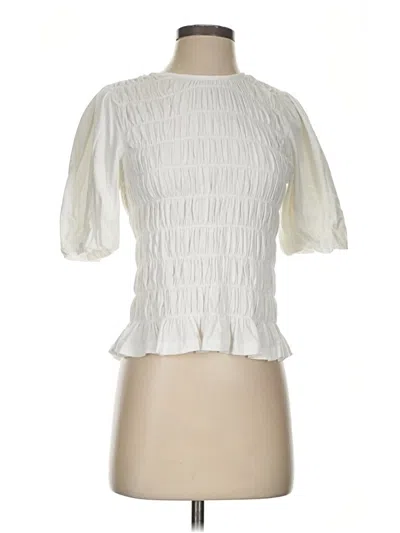 Pre-owned Sanctuary 3/4 Sleeve Blouse In Ivory