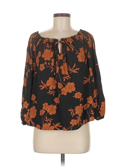 Pre-owned Sanctuary 3/4 Sleeve Blouse In Orange