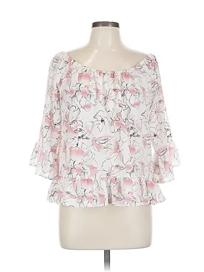 Pre-owned Sanctuary 3/4 Sleeve Blouse In Pink