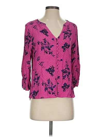 Pre-owned Sanctuary 3/4 Sleeve Blouse In Pink