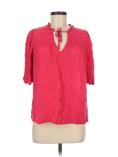 Pre-owned Sanctuary 3/4 Sleeve Blouse In Red