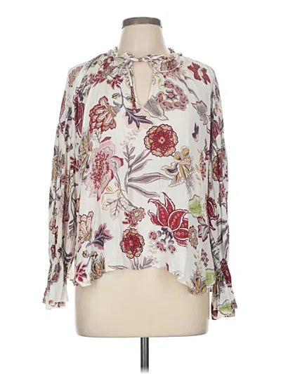 Pre-owned Sanctuary 3/4 Sleeve Blouse In White