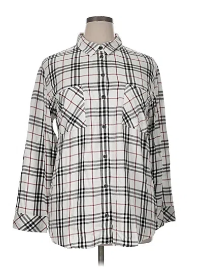 Sanctuary 3/4 Sleeve Button Down Shirt In Multi