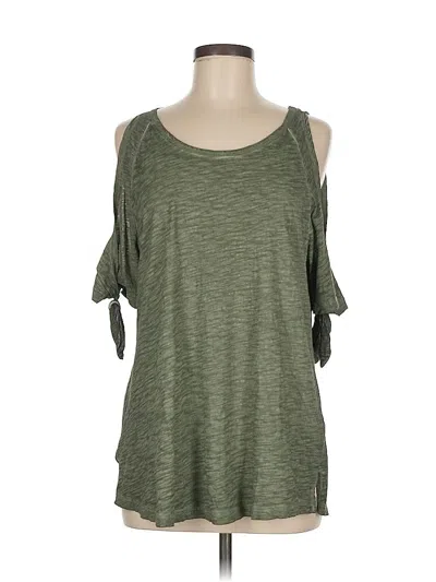 Pre-owned Sanctuary 3/4 Sleeve T-shirt In Green