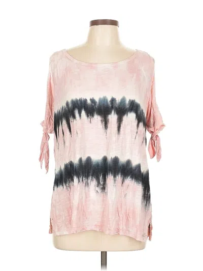 Pre-owned Sanctuary 3/4 Sleeve T-shirt In Pink