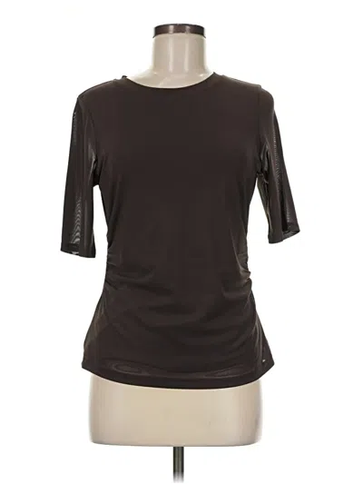 Pre-owned Sanctuary 3/4 Sleeve T-shirt In Brown
