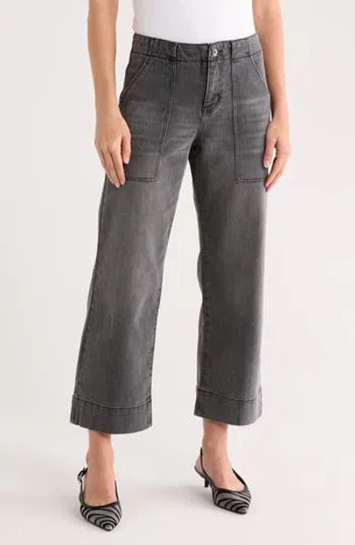 Sanctuary Ali Ankle Crop Wide Leg Jeans