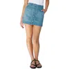 Sanctuary All Buttoned Up Denim Miniskirt