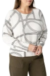 Sanctuary All Day Long Floral Cotton Blend Sweater