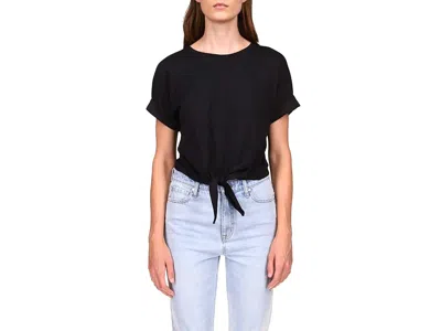 Sanctuary All Day Tie T-shirts In Black