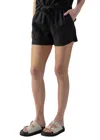 Sanctuary Daylight Linen Blend Shorts In Black