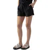Sanctuary Daylight Linen Blend Shorts In Black