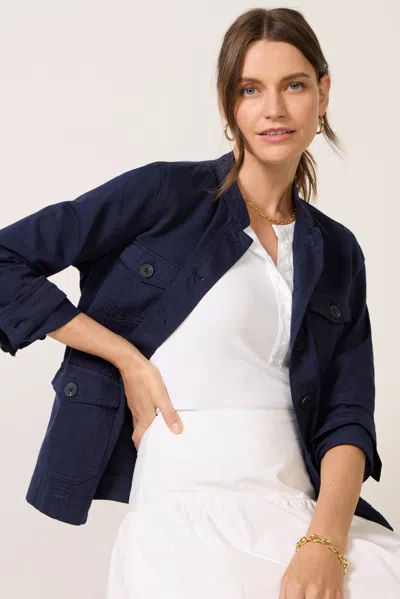 Sanctuary Ames Military Jacket In Blue
