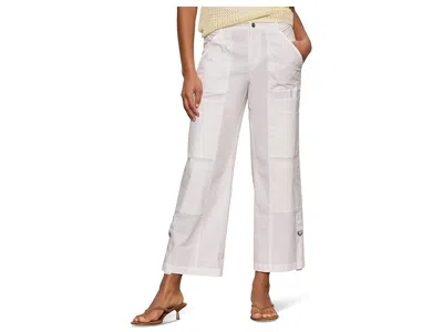 Sanctuary Angels Stretch Cotton Cargo Pants In White
