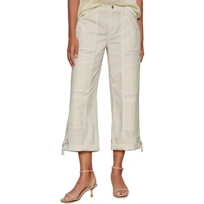 Sanctuary Angels Stretch Cotton Cargo Pants In Washed Lem