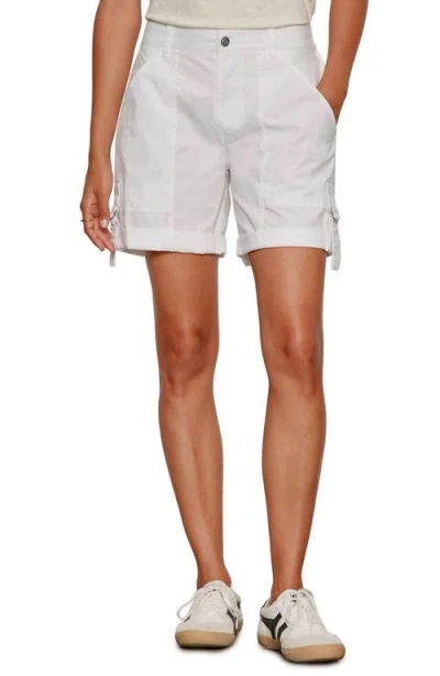 Sanctuary Angels Stretch Cotton Shorts In White