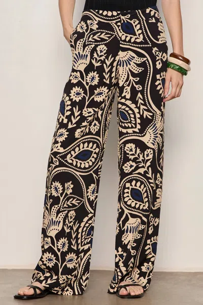 Sanctuary Away Again Soft Pant In Black Tan