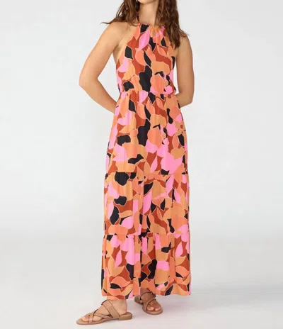 SANCTUARY BACKLESS MAXI DRESS IN SOLAR POWER