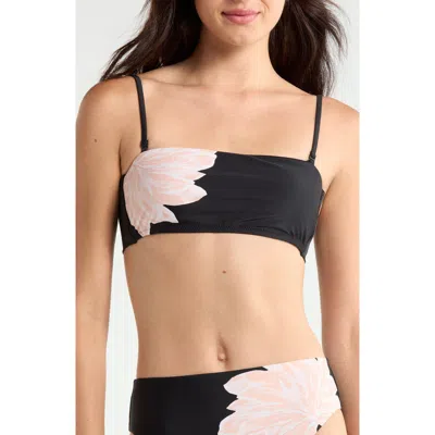 Sanctuary Clean Bandeau Bikini Top In Black