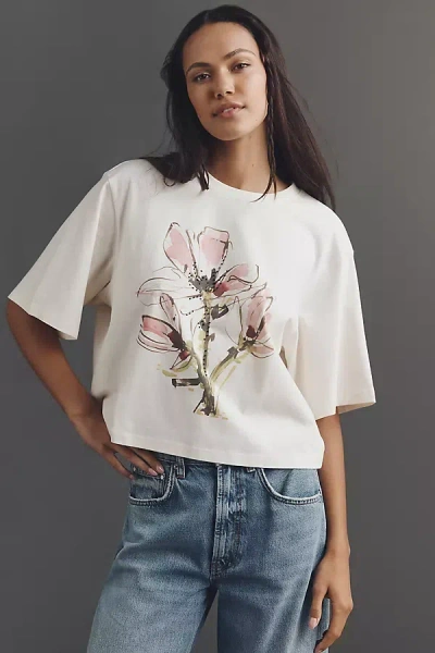 Sanctuary Belle Artist Graphic Tee In White