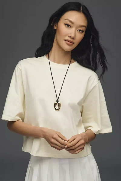 Sanctuary Belle Organic Cotton T-shirt Top In Neutral