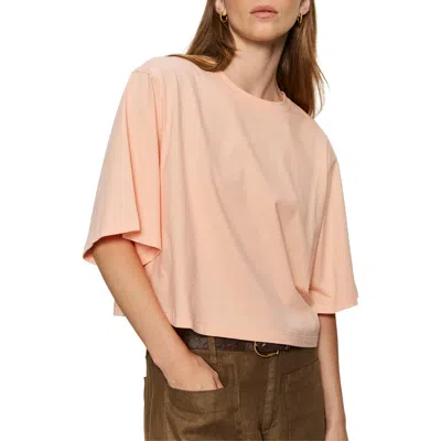 Sanctuary Belle Oversize Organic Cotton T-shirt In Pink