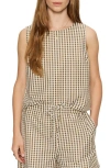 Sanctuary Better Days Gingham Shell In Multi
