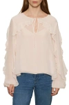 Sanctuary Better Days Ruffle Top In Neutral