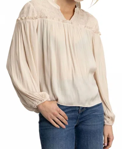 Sanctuary Better Together Blouse In Light Oat In Multi