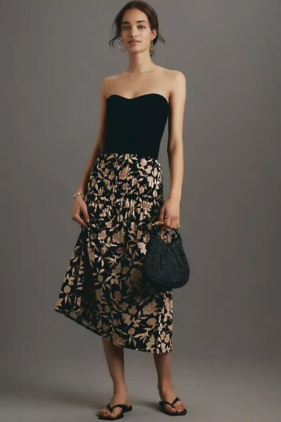 Sanctuary Better Together Smocked Midi Skirt