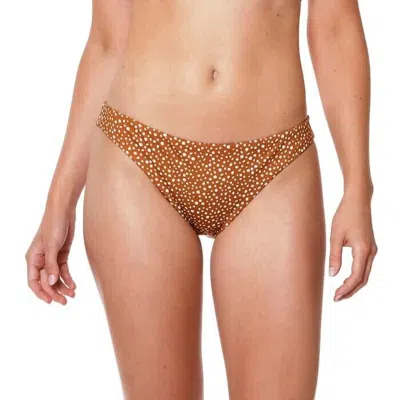 Sanctuary Bikini Bottom Women's Brown Stretch Swimwear Hipster Jdm1062