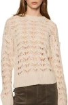 Sanctuary Boheme Open Stitch Sweater In Neutral
