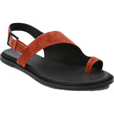 Sanctuary Bop Womens Suede Strappy Slingback Sandals In Orange